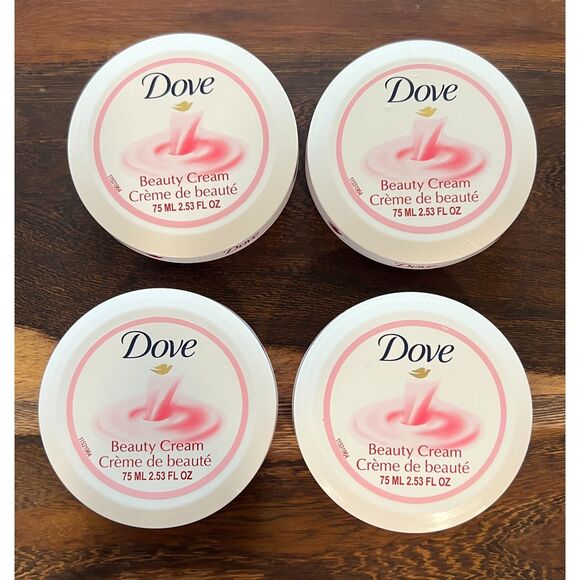 Dove Beauty Cream Moisturizer 2.53 oz New Lot of 4 - Picture 1 of 3